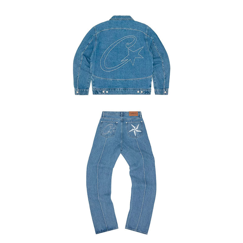 Corteiz C-Star Denim Jeans Set