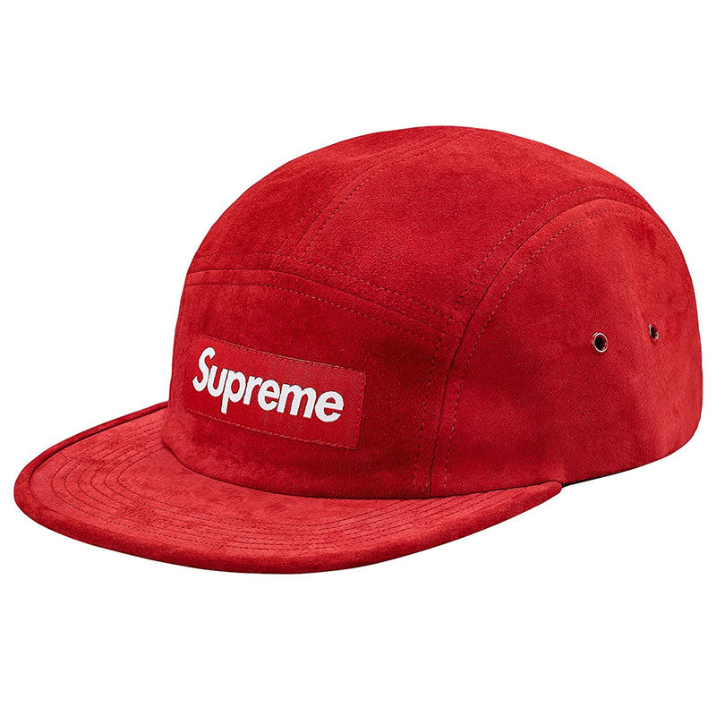 Supreme Suede Camp Red Cap 