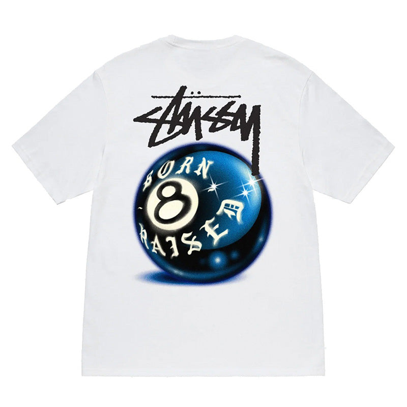 Pronta Entrega - Camiseta Stussy x Born X Raised 8 Ball