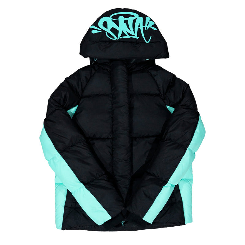 Synaworld Puffer Jacket Black/Blue 