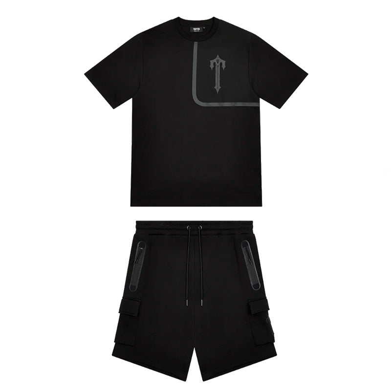 Trapstar Irongate T Tech Zip Black Set 