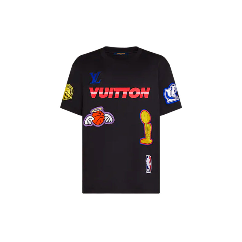 Louis Vuitton x NBA Crossover Round Neck Printing T-Shirt 