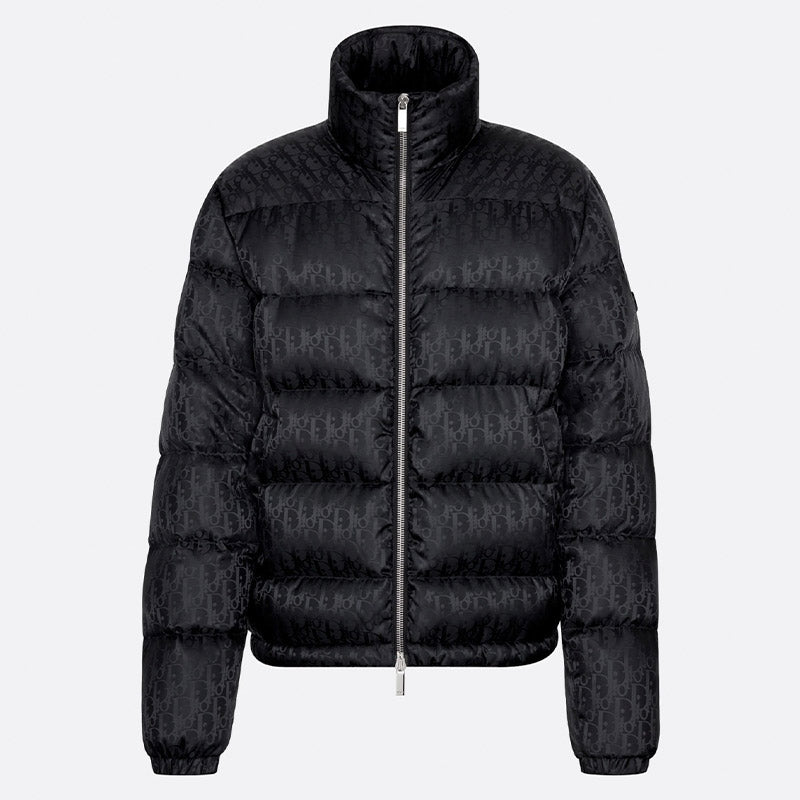 Jaqueta Puffer Dior Oblique Preto