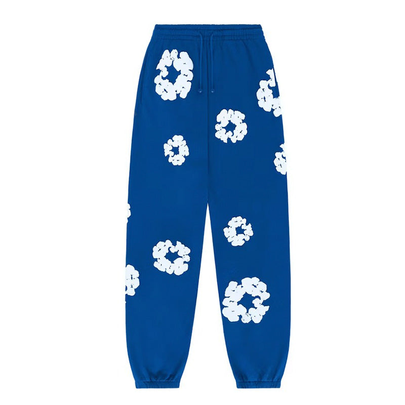 Tears The Cotton Wreath Blue Denim Pants 