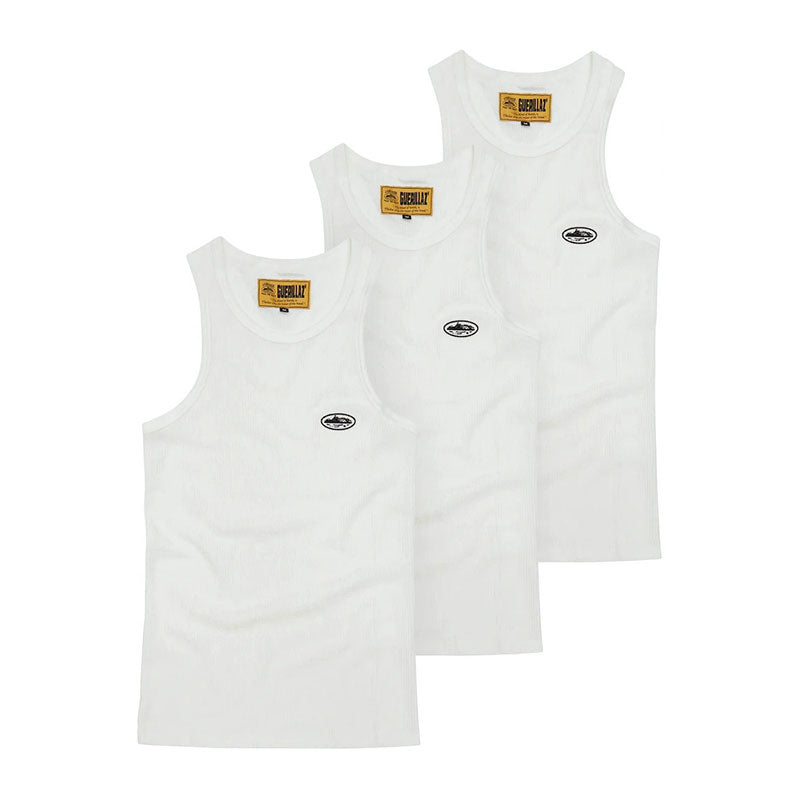 Regata Corteiz Bolo Tank Top (3-Pack) White