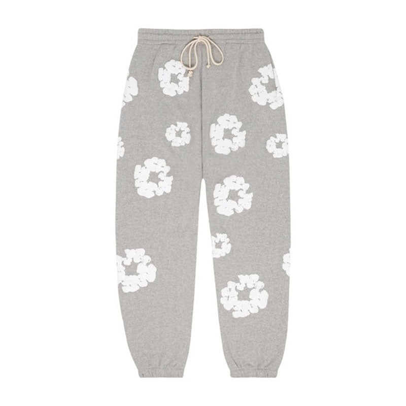 Tears The Cotton Wreath Gray Denim Pants 