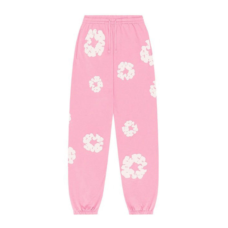 Tears The Cotton Wreath Pink Denim Pants 