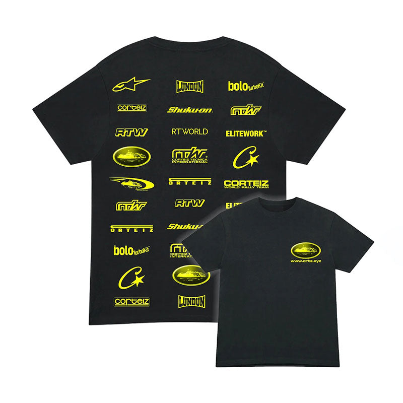 Camiseta Corteiz Rally Vinylz Black