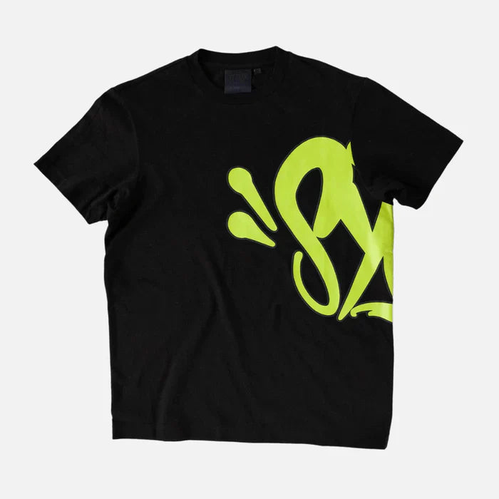 Synaworld OG Logo Black/Green T-Shirt 