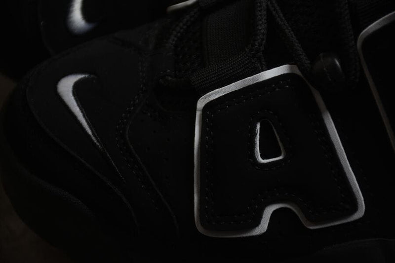 Nike Air More Uptempo Black White 