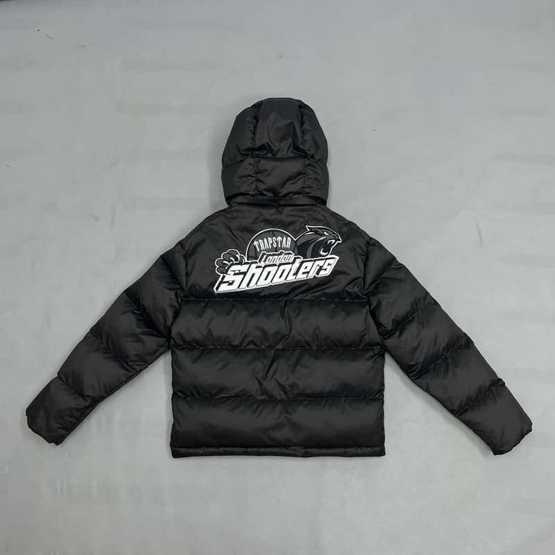 Trapstar Shooters Hooded Puffer Black/Reflective 