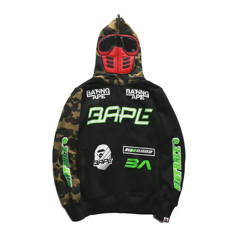 BAPE Bmx Mask Full Zip Hoodie 