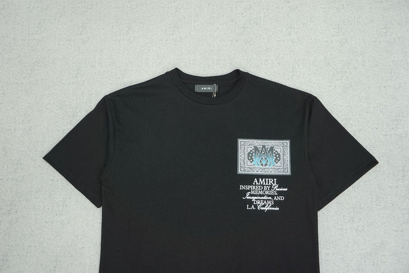 Amiri Ma Bandana Black T-Shirt 