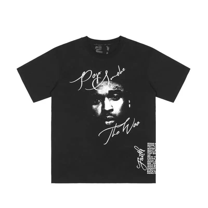 Vlone x Pop Smoke "Faith" T-Shirt 