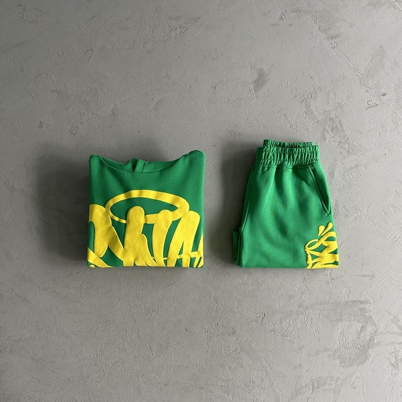 Team Syna Hood Twinset Green Set 