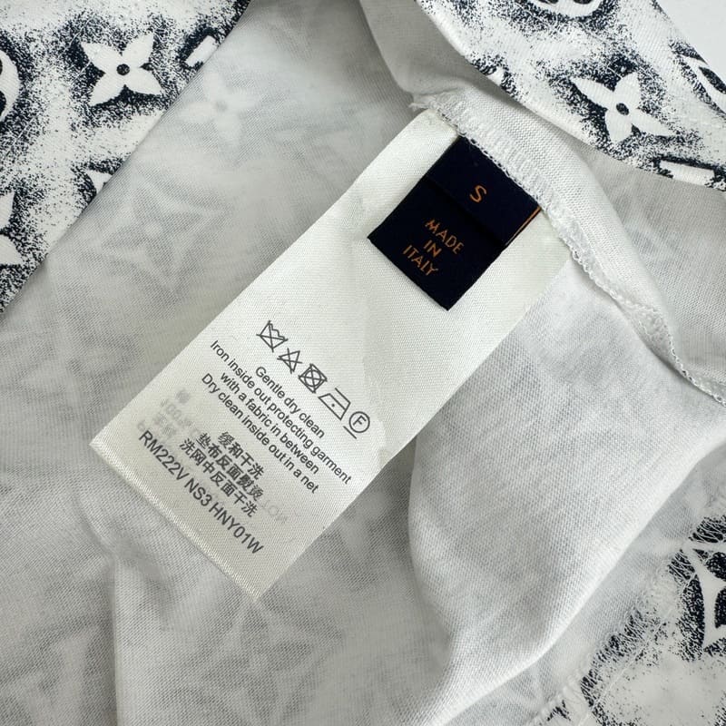 Louis Vuitton Monogram White Deep Black T-Shirt 