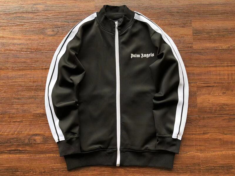 Palm Angels Logo Black Jacket 