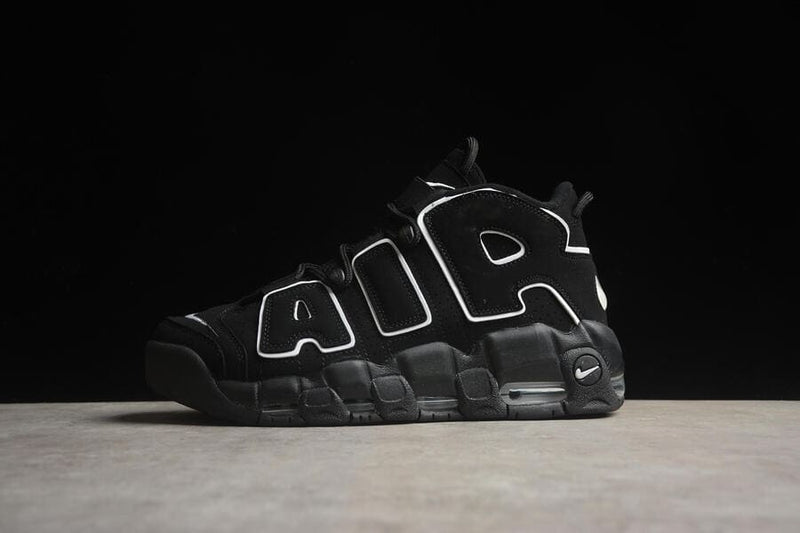 Nike Air More Uptempo Black White 