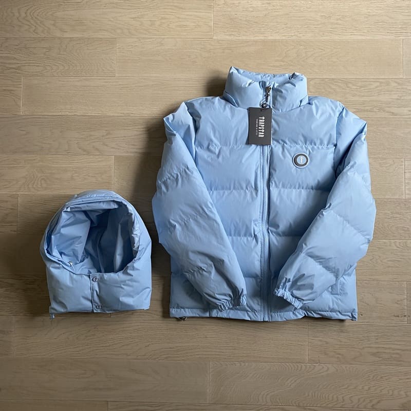 Jaqueta Puffer Trapstar Detachable Ice Blue