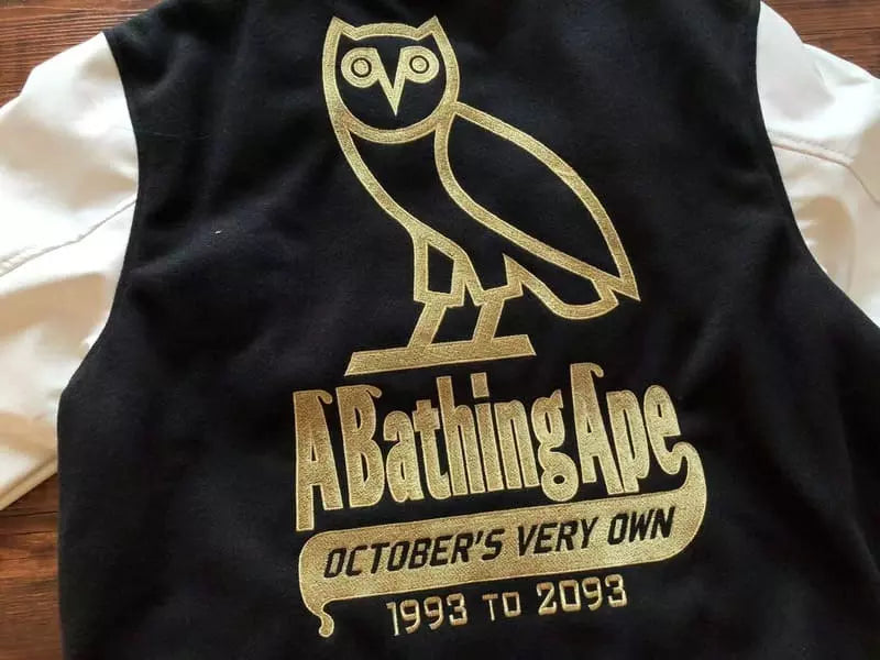 BAPE X OVO Varsity Jacket 