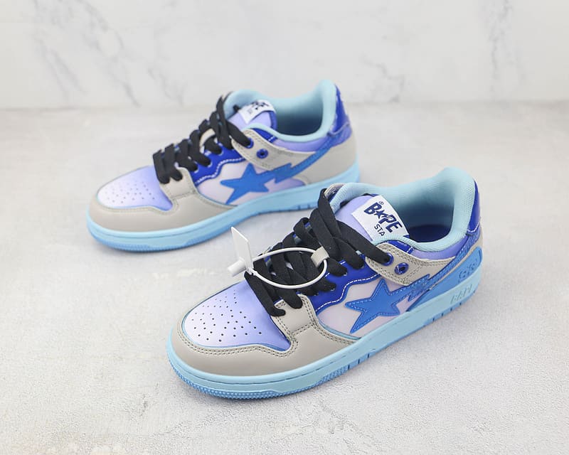 A Bathing Ape Bape SK8 Sta Blue White 