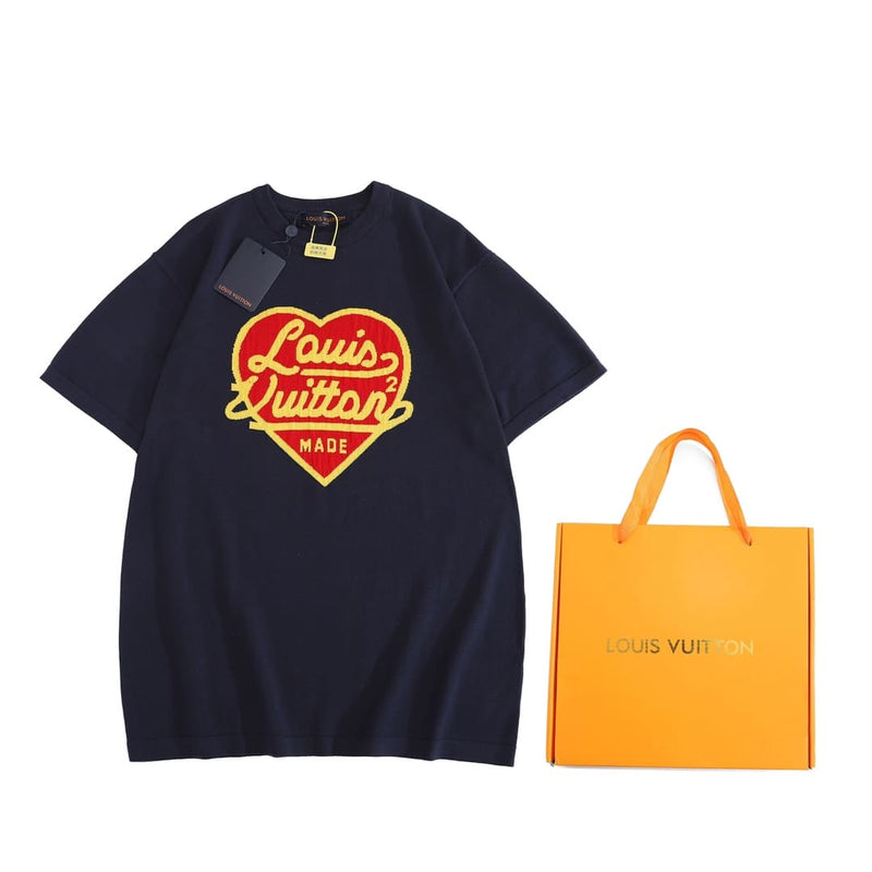 Louis Vuitton x Nigo Intarsia Jacquard Heart T-Shirt 