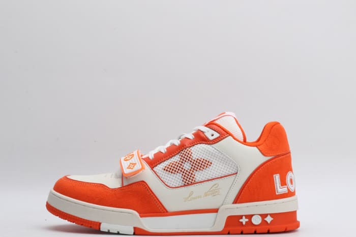 Louis Vuitton Trainer Monogram Denim Orange 