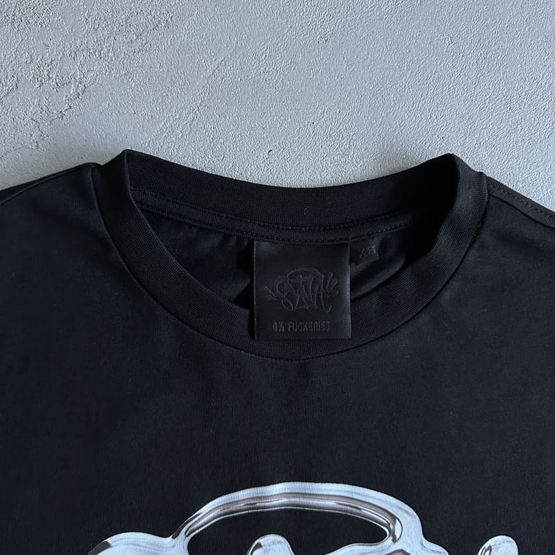 Synaworld 'Syna Logo' Tee Black/Silver 