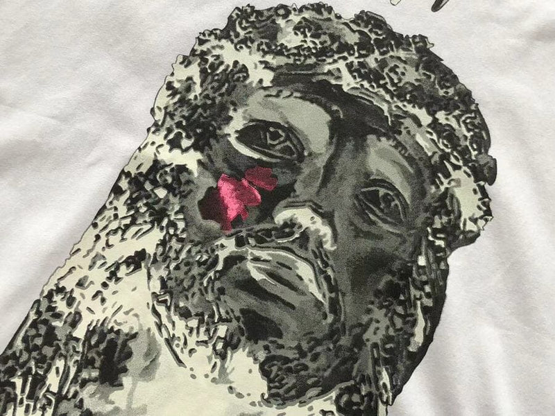 Vlone Yams Day Jesus Piece White T-Shirt 