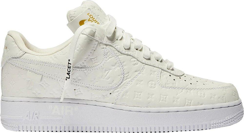 Louis Vuitton x Nike Air Force 1'Triple White' - ELEGANZ OUTLET