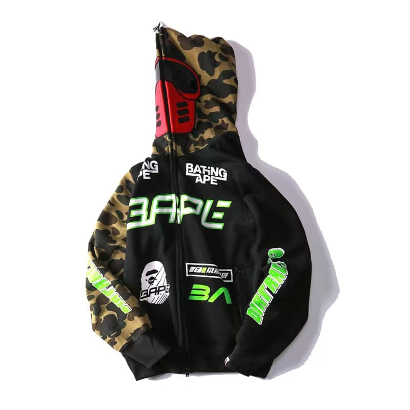 BAPE Bmx Mask Full Zip Hoodie 