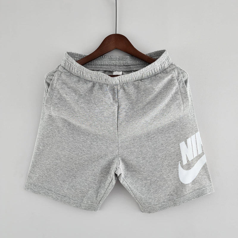 Shorts Moletom Nike - Cinza - ELEGANZ OUTLET