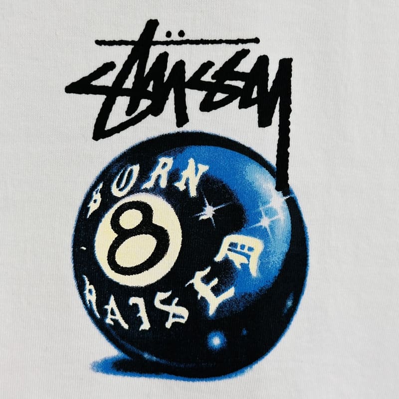 Pronta Entrega - Camiseta Stussy x Born X Raised 8 Ball