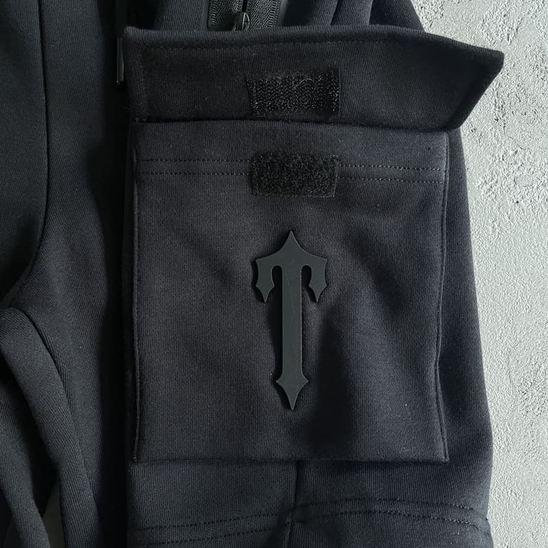 Trapstar Irongate T Tech Zip Black Set 