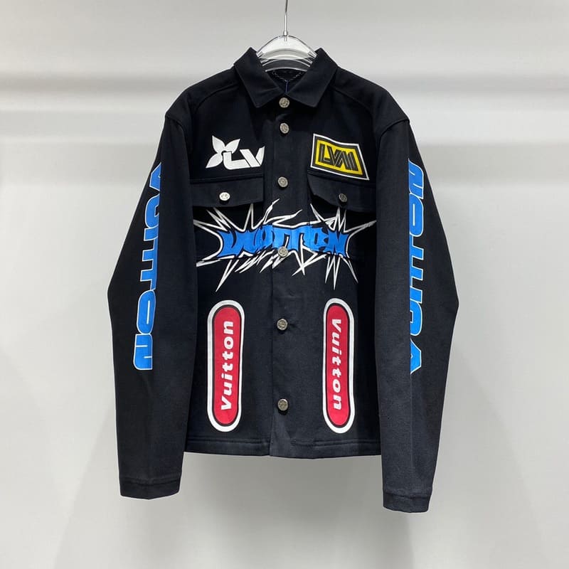 Louis Vuitton Printed Denim Jacket 