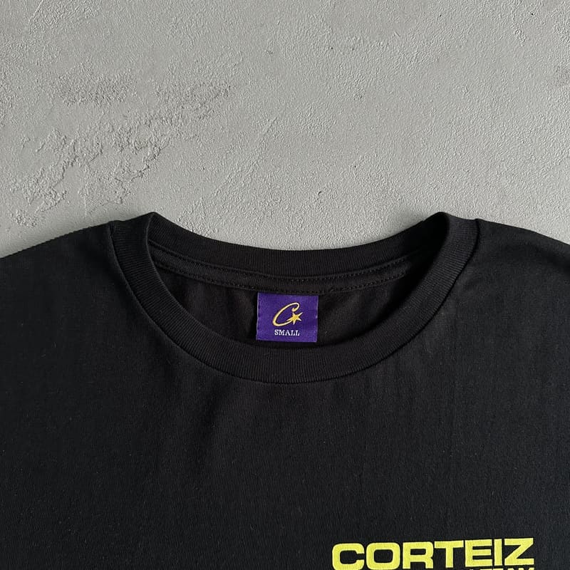 Corteiz Alcatraz World Rally Black T-Shirt 