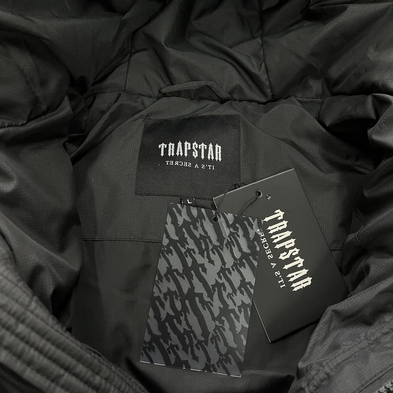 Trapstar Decoded 2.0 Black Puffer Jacket 