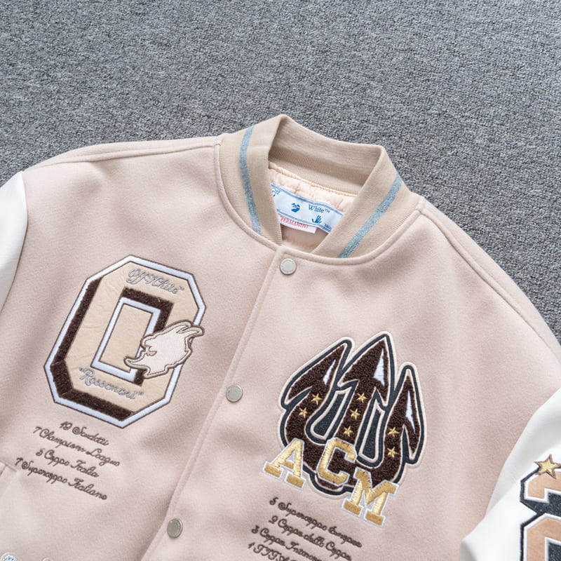 Off-White x AC Milan Varsity Jacket 