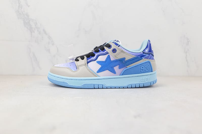 A Bathing Ape Bape SK8 Sta Blue White 