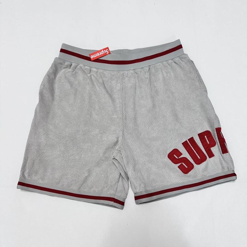 Shorts Supreme Ultrasuede Cinza