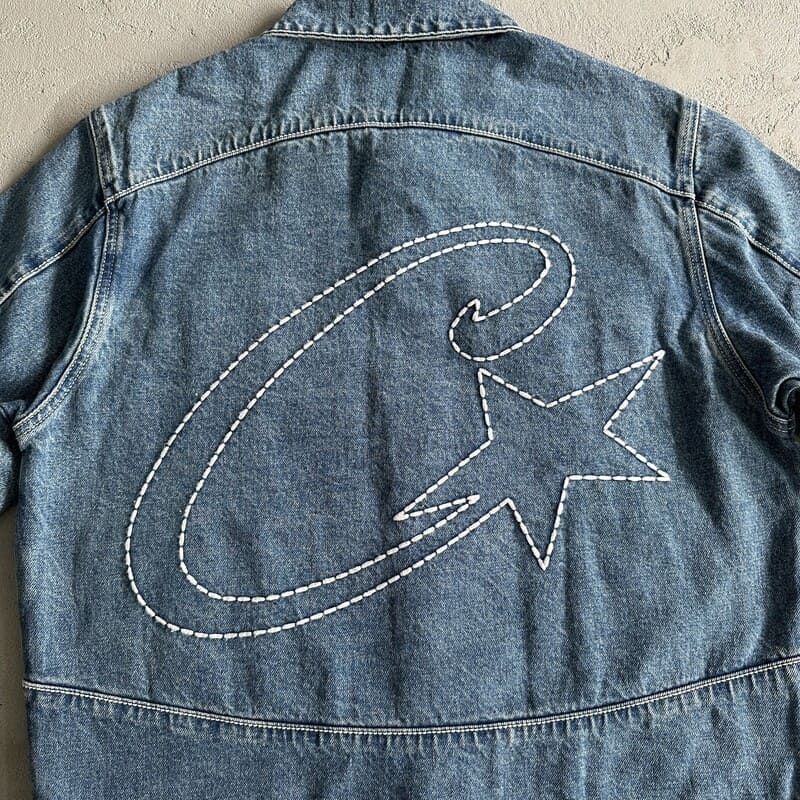 Corteiz C-Star Denim Trucker Jacket 