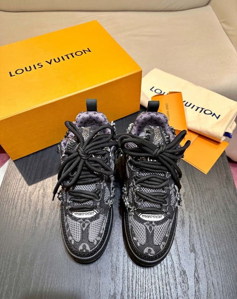 Louis Vuitton Skate Black Swarovski Monogram 