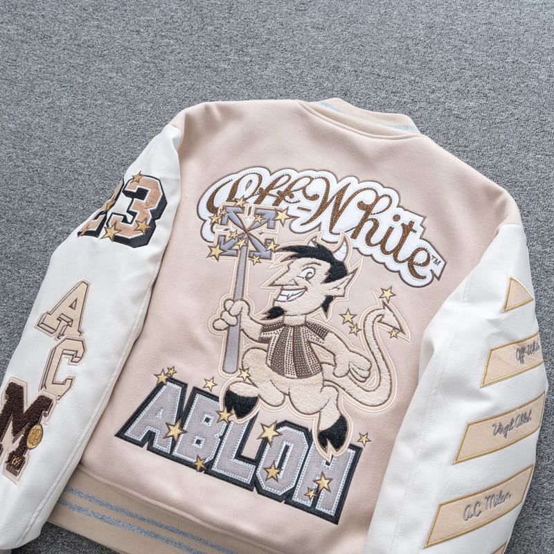 Off-White x AC Milan Varsity Jacket 