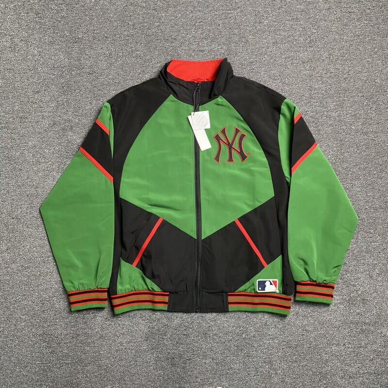 Supreme x New York Yankees Green Jacket 