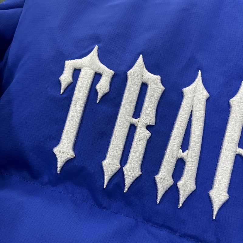 Trapstar Decoded 2.0 Dazzling Blue Puffer Jacket 