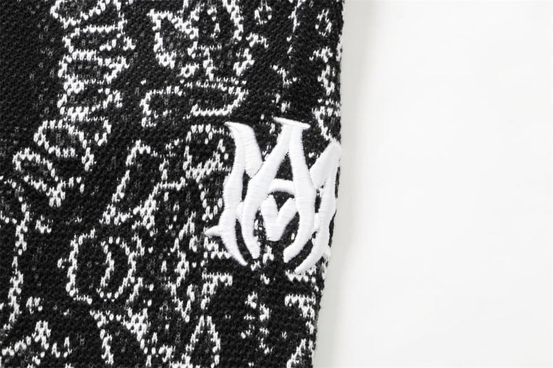 Amiri Bandana B-Ball Sweatpants 'BlackGrey' 