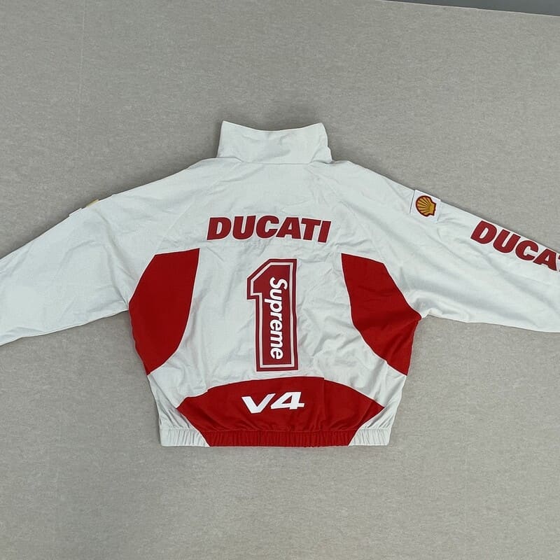 Conjunto Supreme x Ducati Branco