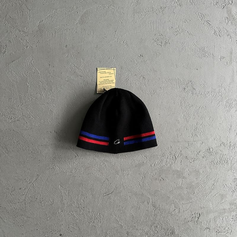 Gorro Corteiz Knit Black/Red/Blue