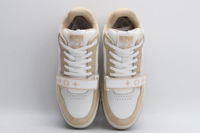 Louis Vuitton Trainer Beige White 