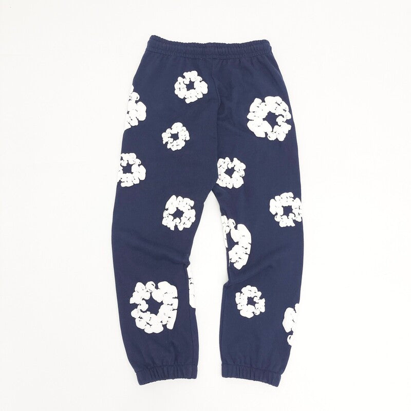 Tears The Cotton Wreath Navy Denim Pants 